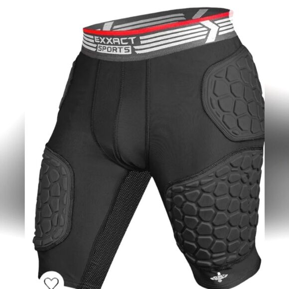 Exxact Sports Men's Elite 5 Pad Adult Football Girdle Compression Sport … - Picture 1 of 3